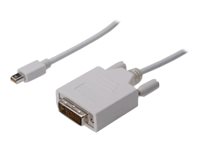 ASSMANN Adapter Mini DisplayPort han -> 24+1 pin digital DVI han 3 m Hvid