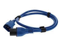 AddOn - Rallonge de câble d'alimentation - power IEC 60320 C13 verrouillage pour IEC 60320 C14 verrouillage - CA 100-250 V 