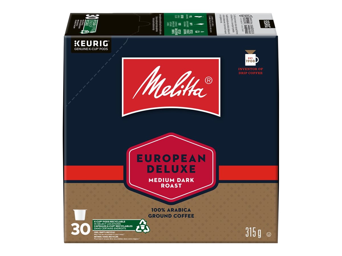 Melitta K-Cup Pods - European Deluxe - 30s