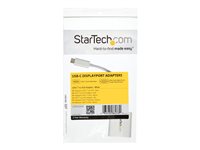 StarTech USB-C to VGA Adapter - White - 1080p - Video Converter For Your MacBook Pro / Projector / VGA Display (CDP2VGAW) - U