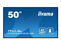 Iiyama LH5054UHS-B1AG 50' Digital skiltning/interaktiv kommunikation 3840 x 2160