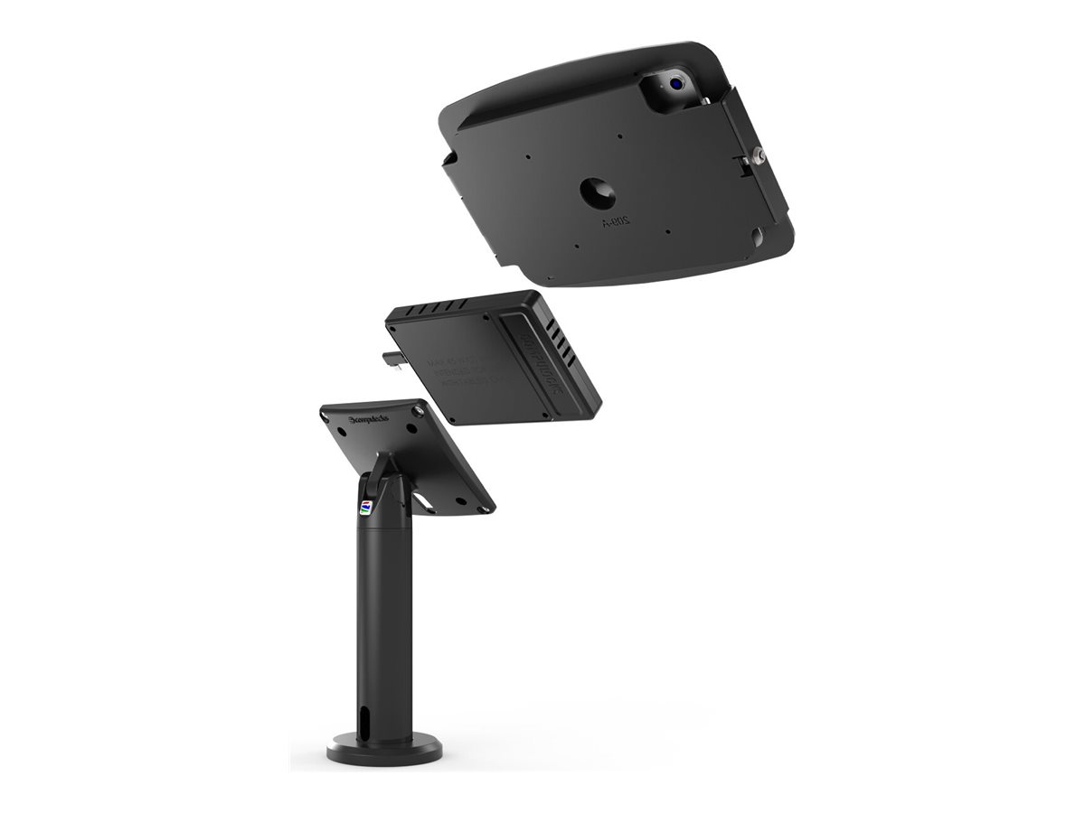 Compulocks iPad 10th Space Enclosure Tilting Stand 8" Plus Hub Black montážní sada - sklopný a otáčecí - pro tablet - černá – foto 2