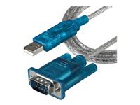 StarTech.com Câble adaptateur USB vers série DB9 de 90 cm - Alimentation USB - 1x DB-9 mâle - 1x USB A mâle