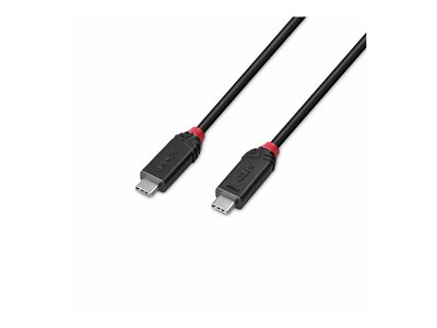 LINDY 0,5m USB4 240W Typ C Kabel Black