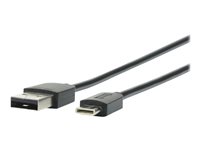 Mobilis USB 2.0 USB Type-C kabel 1m Sort