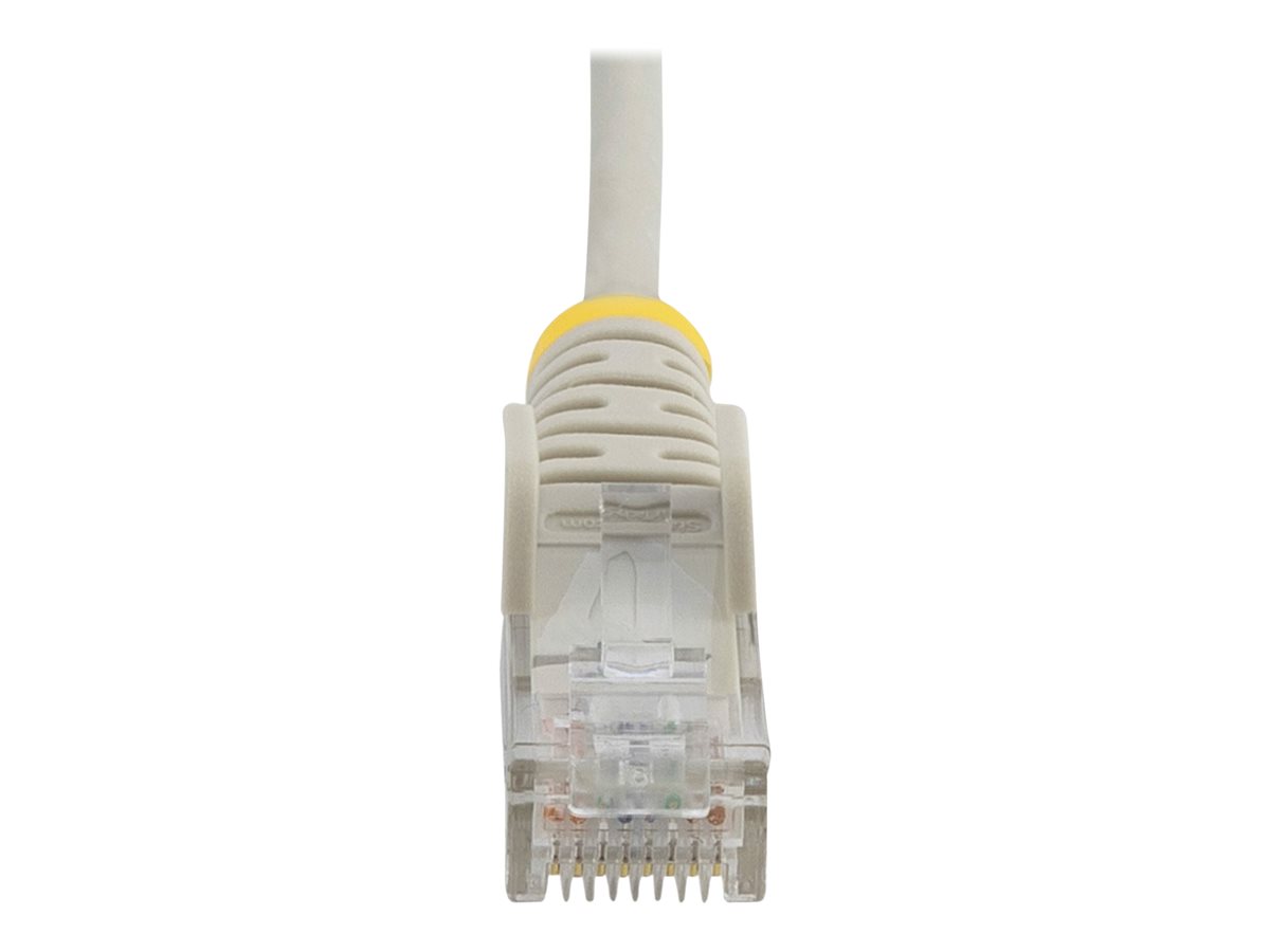 StarTech.com 3m Slim LSZH CAT6 Ethernet Cable, 10 Gigabit Snagless RJ45 100W PoE Patch Cord, CAT 6 10GbE UTP Network Cable w/Strain Relief, Grey, Fluke Tested/ETL, Low Smoke Zero Halogen - Category 6 - 28AWG (N6PAT300CMGRS) - patch kabel - 3 m - šedá – foto 2