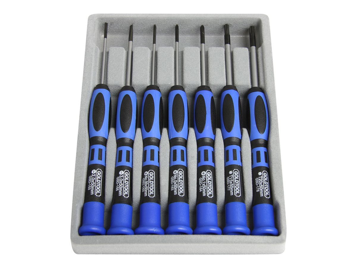 StarTech.com 7 Piece Precision Screwdriver Computer Tool Kit with Carrying Case - Screwdriver kit - CTK100P - screwdriver kit