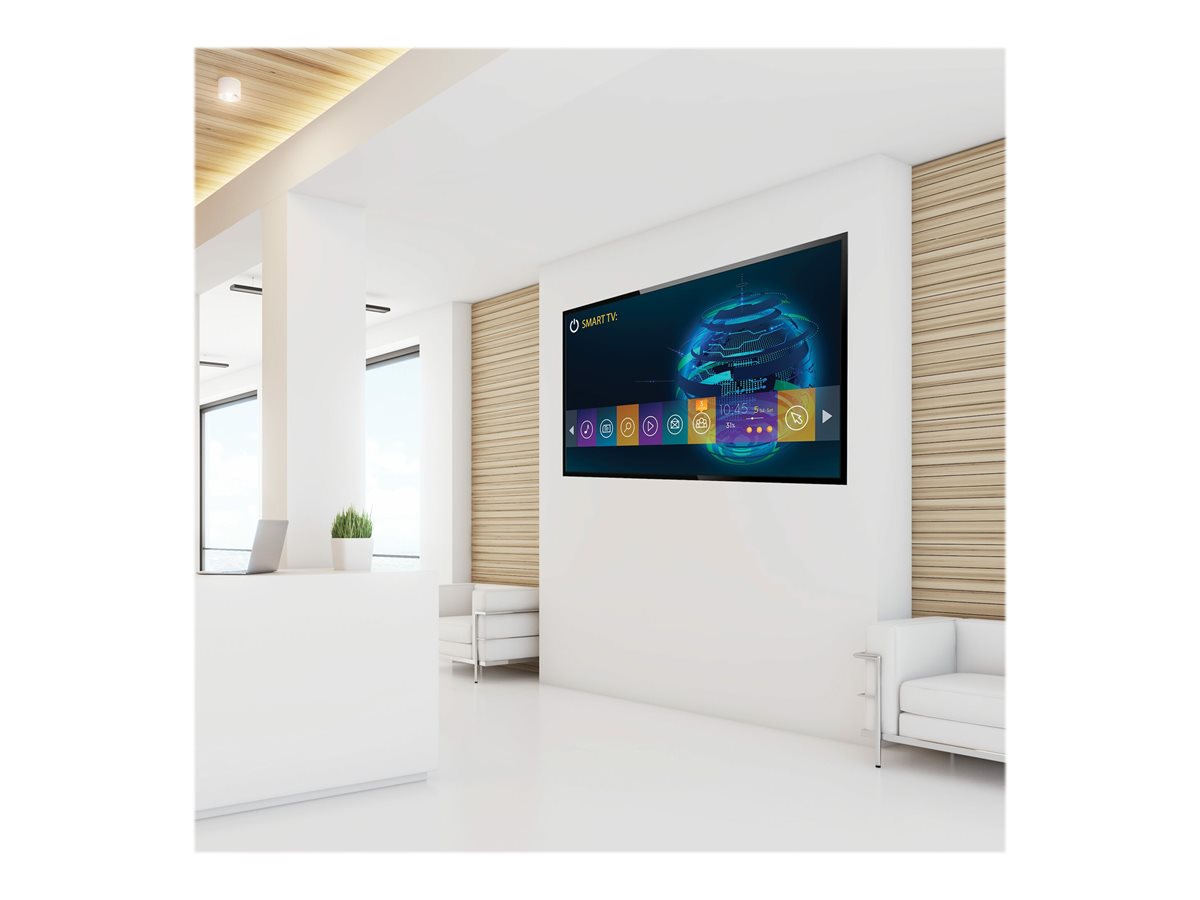 StarTech.com Full Motion TV Wall Mount, 32-55 inch (77lb/35kg) VESA Displays, Low Profile Universal Flat Screen TV Wall Mount, Heavy Duty Adjustable Tilt/Swivel Articulating Arm Bracket - Cable Management montážní sada - pro televize - černá – foto 4