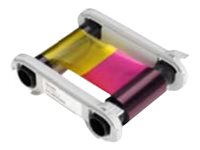 Evolis High Trust YMCKOK Color Ribbon Print-bånd 200 kort Farve (cyan, magenta, gul, kul sort, klar overflade)