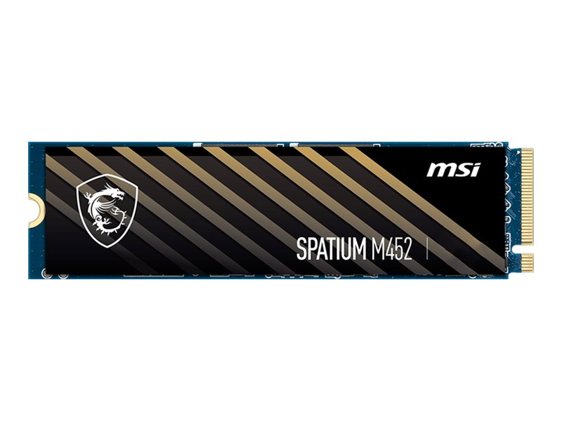 MSI SPATIUM M452 SSD 500 GB PCIe 4.0 x4 Product shot Front 79500