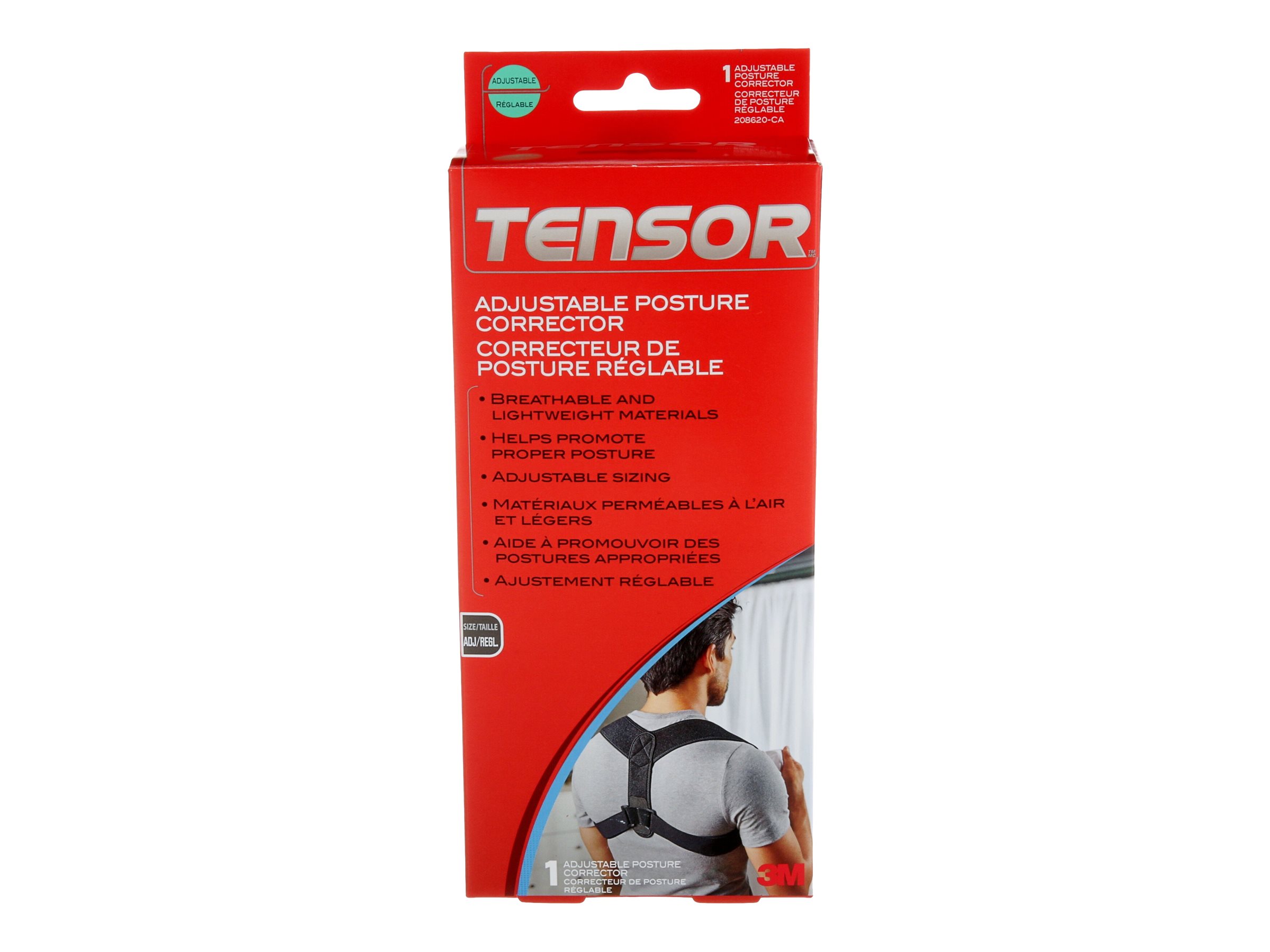 Tensor Posture Corrector - Black - Adjustable