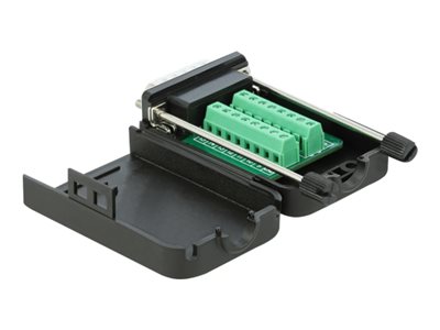 4043619665662 - DELOCK D-Sub 15 St > Terminalblock mit Gehäuse