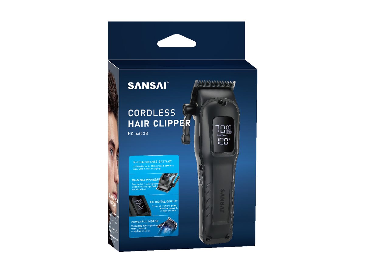 Sansai HC-6603B hair Package view Left-angle 77800
