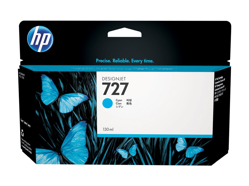 HP 727 Ink Cyan 130ml T920 T1500