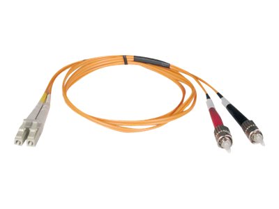 Tripp Lite 9M Duplex Multimode 62.5/125 Fiber Optic Patch Cable LC/ST 30' 30ft 9 Meter
