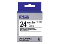 Epson LabelWorks LK-6WBN Mærkattape  (2,4 cm x 9 m) 1kassette(r) C53S656006