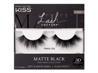 Kiss Lash Couture Matte Black Faux-Mink 3D Lashes - 02 Matte Silk