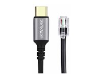 Startech USB-C to RJ9 Adapter for Office Phone Handset or Wired/Wireless Headset, Use Existing Landline Hardware, 6ft/1.8m, F