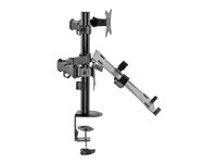 Monitor mount, 17''-32'' with Laptop Holder, steel – LogiLink