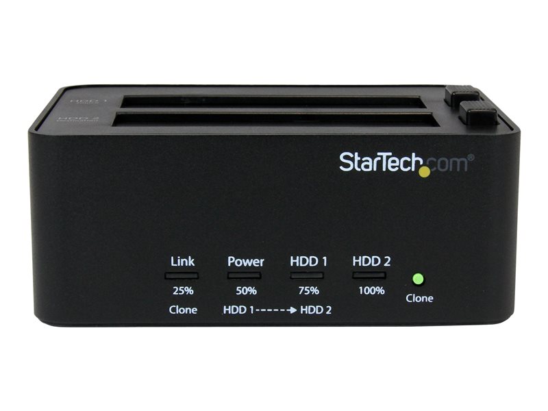 Startech : DUPLICATEUR AUTONOME de disque DUR 1:5 - STATION de CLONAGE