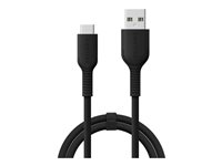 Cellairis USB cable 24 pin USB-C (M) to USB (M) 3 ft USB Power Delivery (18W) black