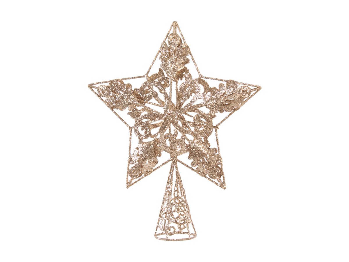 Danson Decor Christmas Tree Topper - Star - 25.4cm - Gold