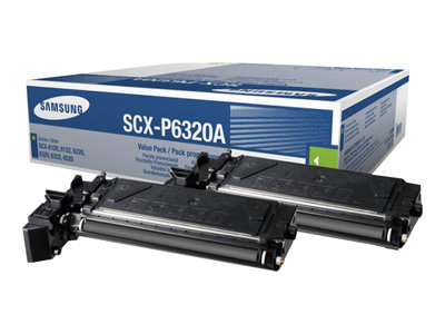 SAMSUNG SCX-P6320A 2-pack Black Toner Ca - SV496A
