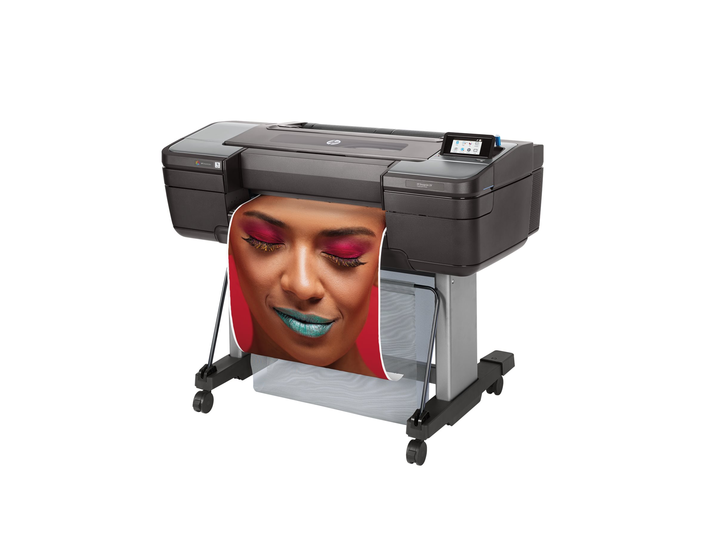 HP DesignJet Z9+ PostScript large-format printer colour Product shot Back 79000