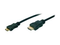 ASSMANN HDMI han -> Mini HDMI han 3 m Sort