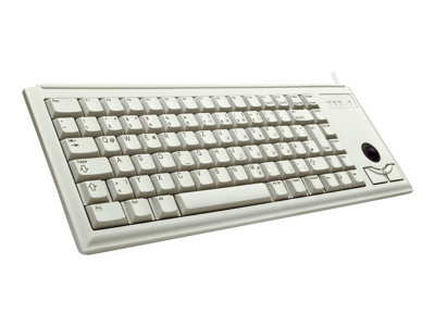 KEYBOARD 2XPS/2 US MX-GOLD SLIMLINE LIGHT GREY W/ TRACKBALL