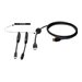C2G 6ft (1.8m) 4K HDMI Premium Cable and Dongle Adapter Ring with Color Coded Mini DisplayPort and USB-C