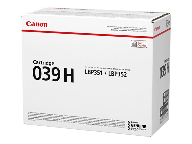 Image of Canon 039 H - black - original - toner cartridge