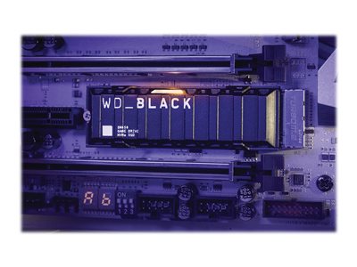 WD BLACK SN850 NVMe SSD 1TB heatsink