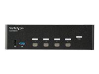 Startech StarTech.com 4-Port Dual Monitor HDMI KVM Switch with Audio & USB 3.0 hub - 4K 30Hz - 4 PC Mac Computer KVM Switch B