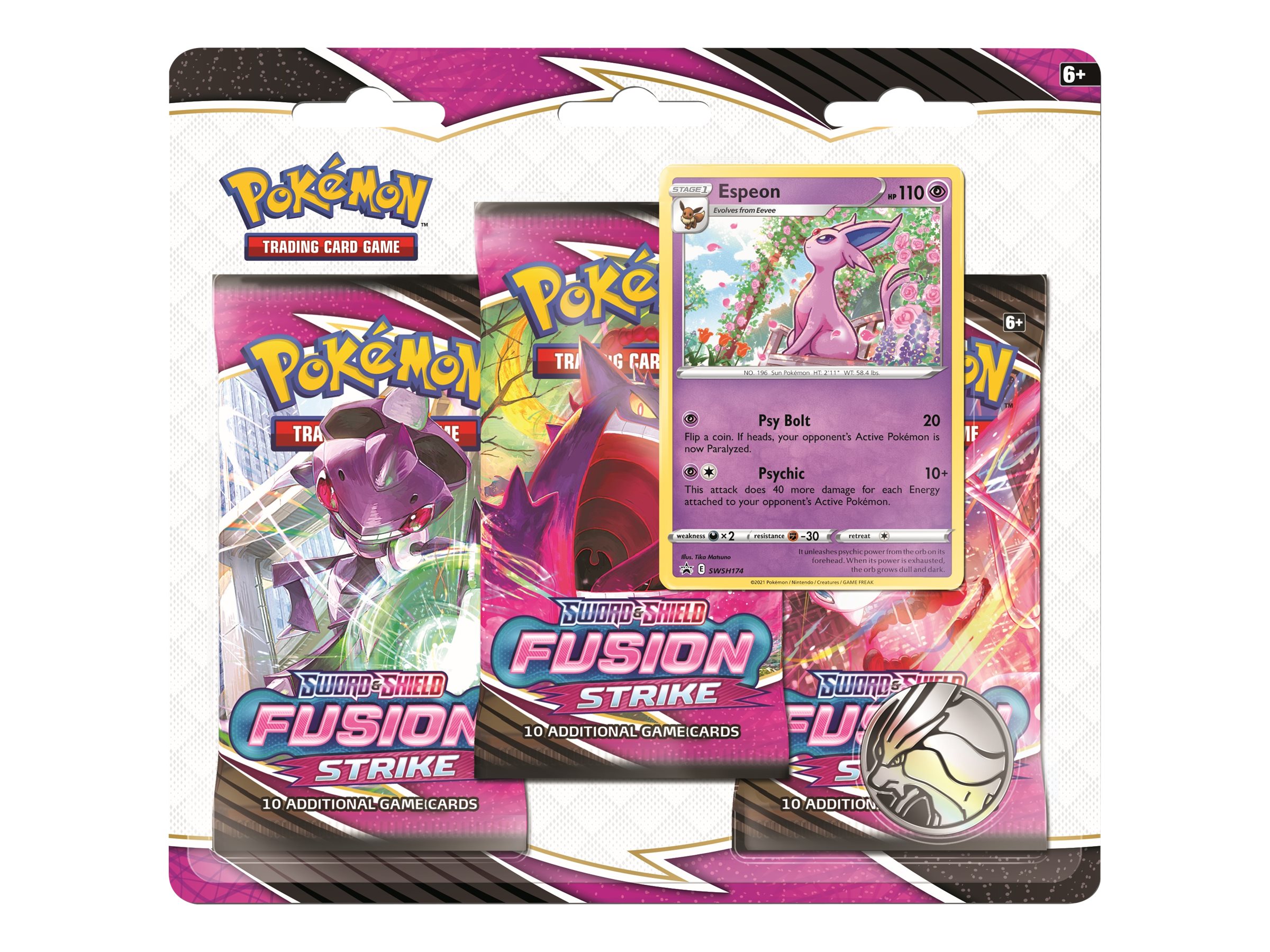 Pokemon Trading Card Game: Sword & Shield - Fusion Strike Blister 3-Pack