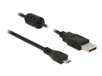 DeLOCK USB 2.0 USB-kabel 1.5m Sort