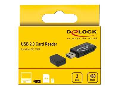 DELOCK Mini USB 2.0 Card Reader mit SD, DELOCK 91602 91602 (BILD2)