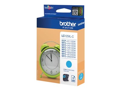 BROTHER LC125XLC Tinte cyan 1200Seiten, BROTHER LC125XLC LC125XLC (BILD2)