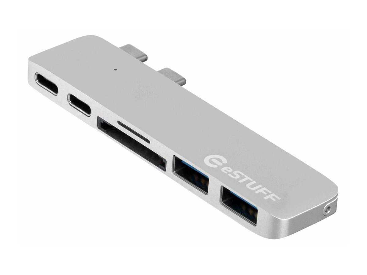 USB-C Slot-in Hub Pro Silver – eStuff