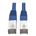 Tripp Lite Cat5e Molded Shielded Patch Cable STP RJ45 M/M 350 Mhz Blue 6ft