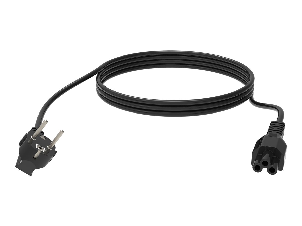 VISION Professional installation-grade Cloverleaf to EU plug power cable - LIFETIME WARRANTY