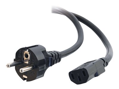 C2G 2.5m 14 AWG European Power Cord (CEE7/7 to IEC320C13)
