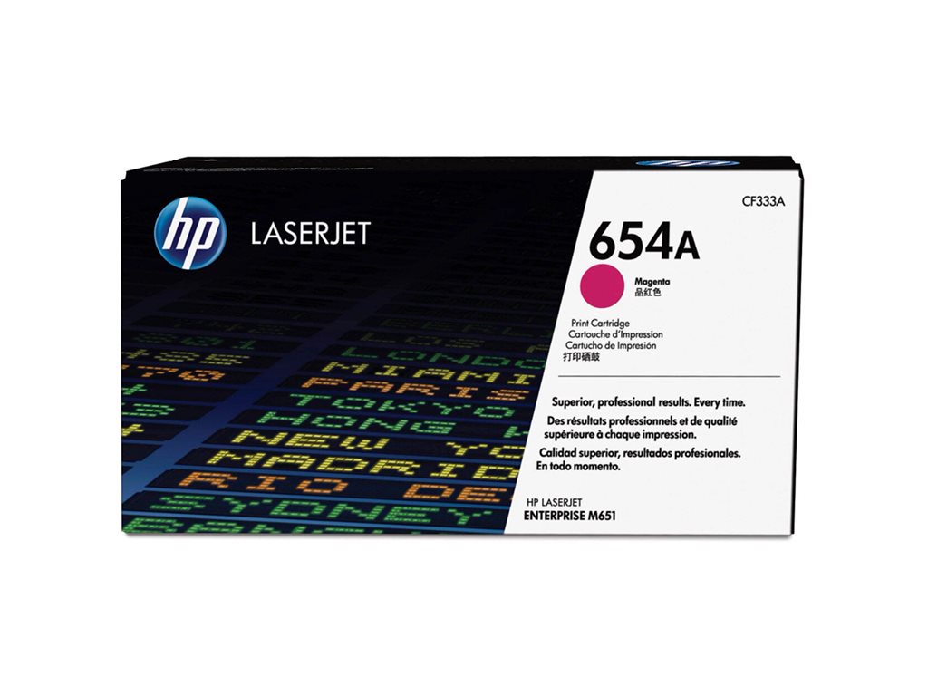 HP 654A Magenta Toner
