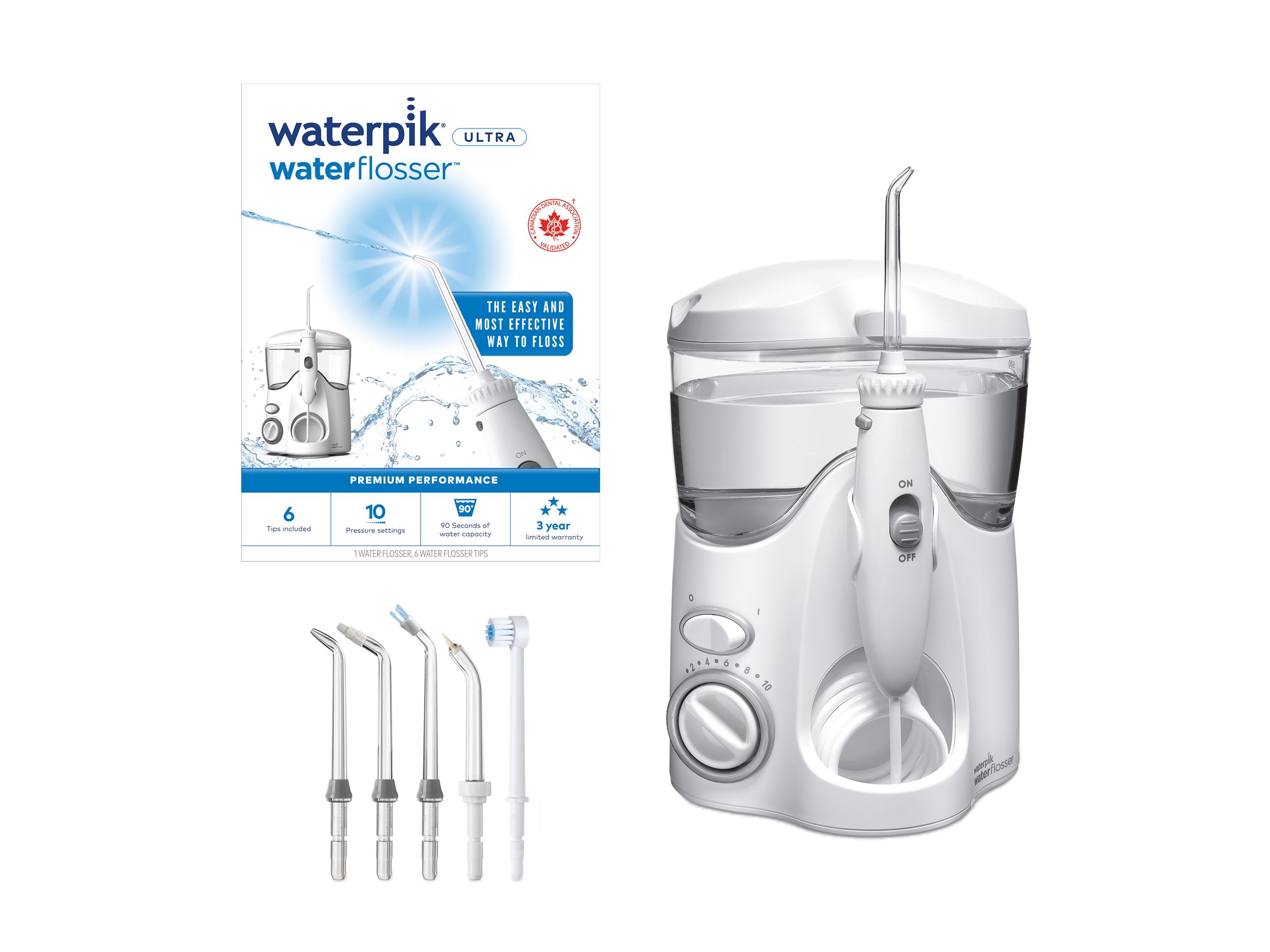 Water Pik WP-100 Ultra Oral Irrigator - White - WP-100