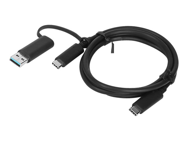 Image of Lenovo - USB-C cable - 24 pin USB-C to 24 pin USB-C - 1 m
