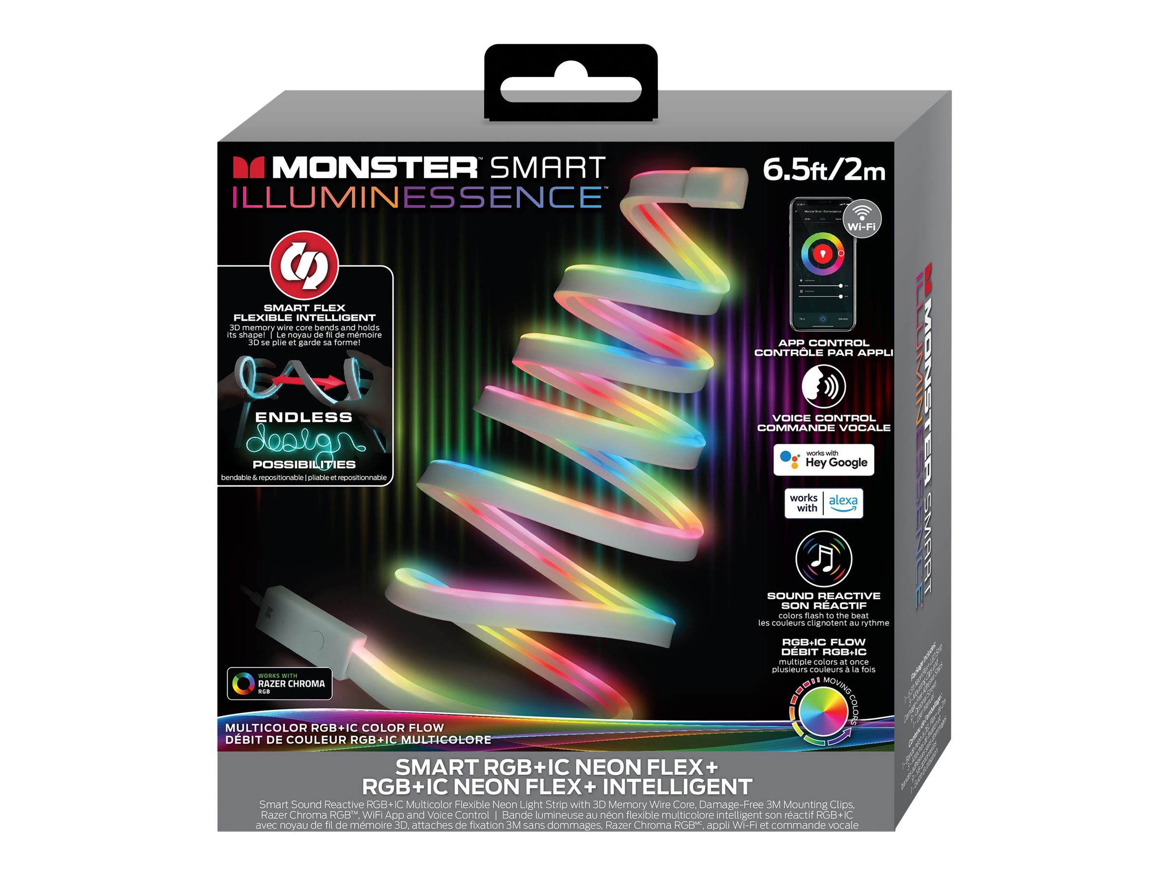 Monster Smart Illuminessence Neon Flex+ Light Strip - RGBW/IC