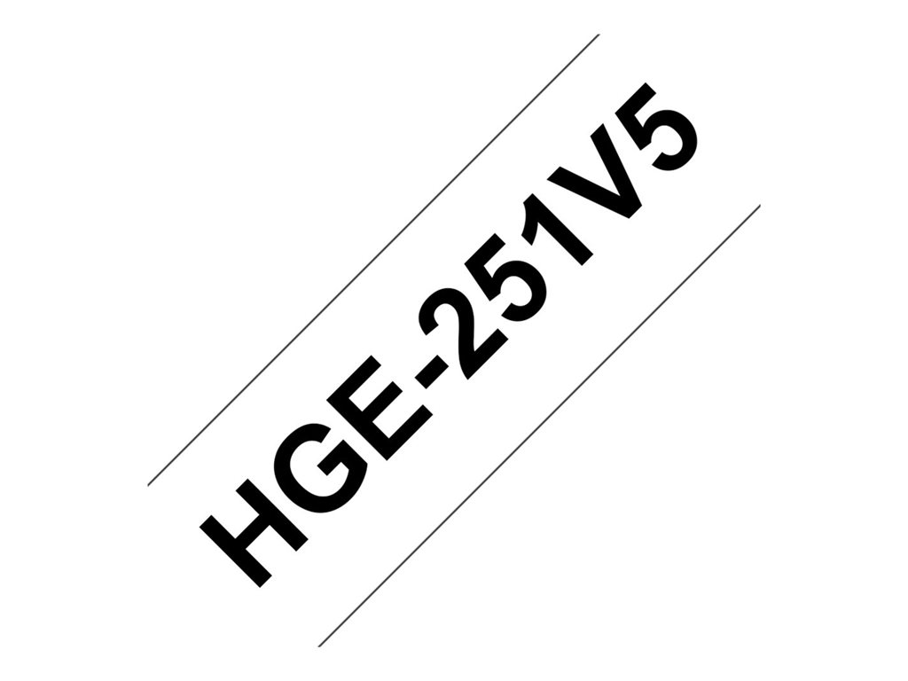 BROTHER 5x HG251 tape cassette 24mmx8m