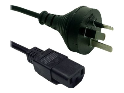 Dynamix power cable power IEC 60320 C13 to SAA AS 3112 1.8 Product shot Left-angle 79150