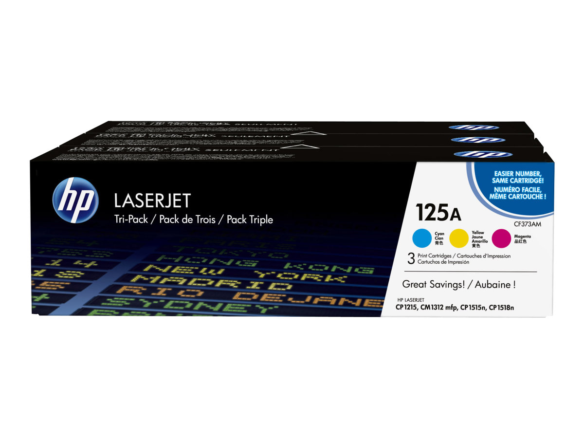 HP 125A Tri-pack - 3-pack