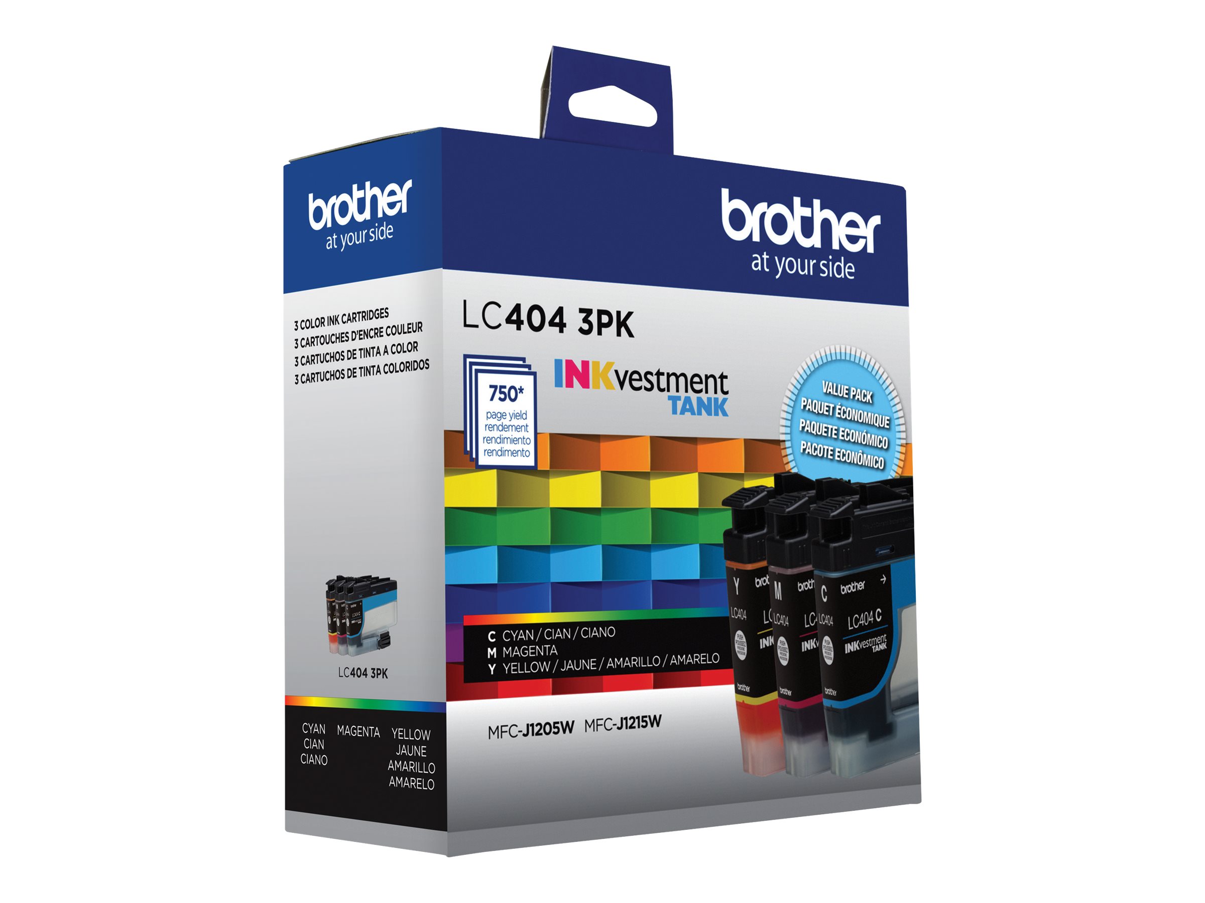 Brother Multipack Ink Cartridge - Cyan, Magenta, Yellow - LC4043PKS